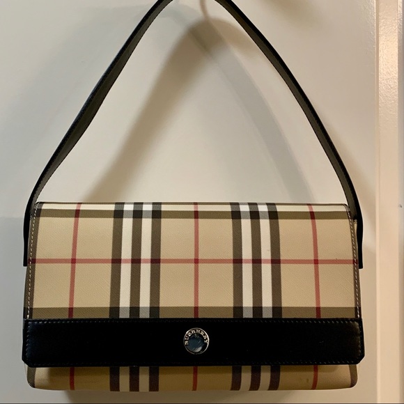 burberry flap shoulder bag